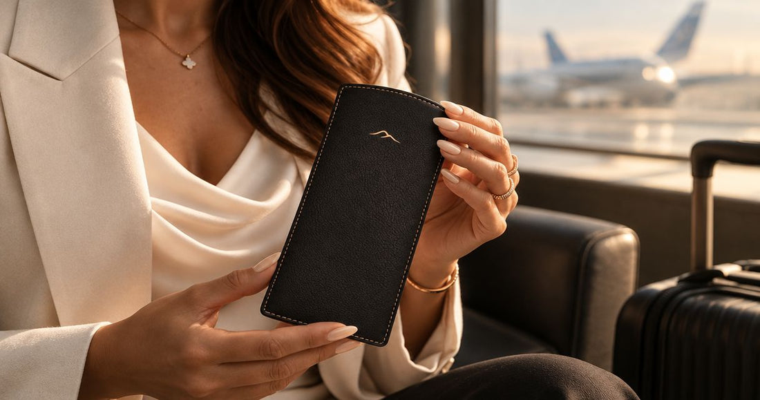 Travel wallets for business trips: what to keep close - Cam-Ora