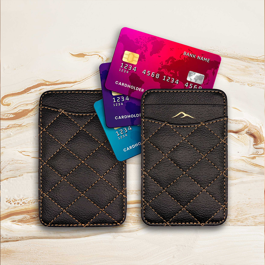 Card Holder - Premium Camel Leather