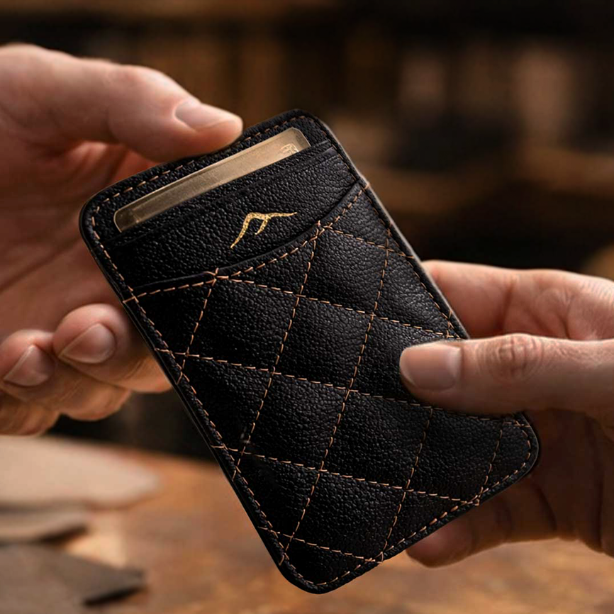 Card Holder - Premium Camel Leather