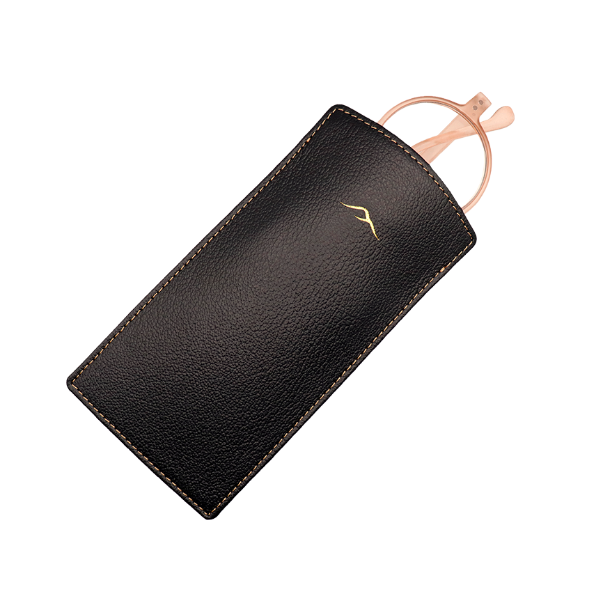 Eyeglasses Case - Premium Camel Leather