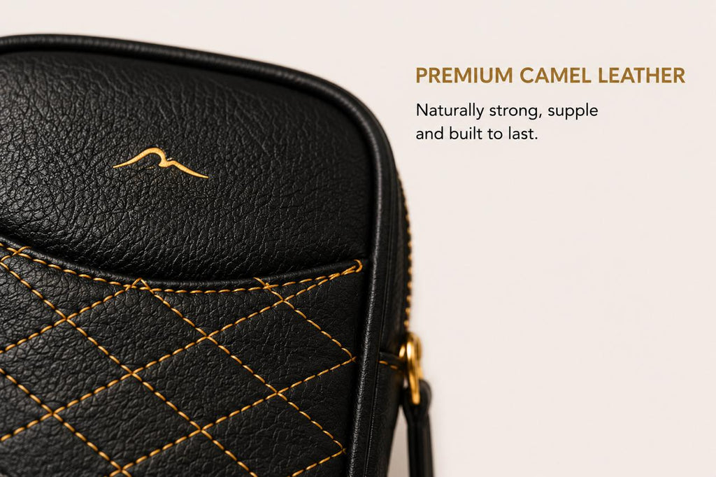 Passport Holder - Premium Camel Leather