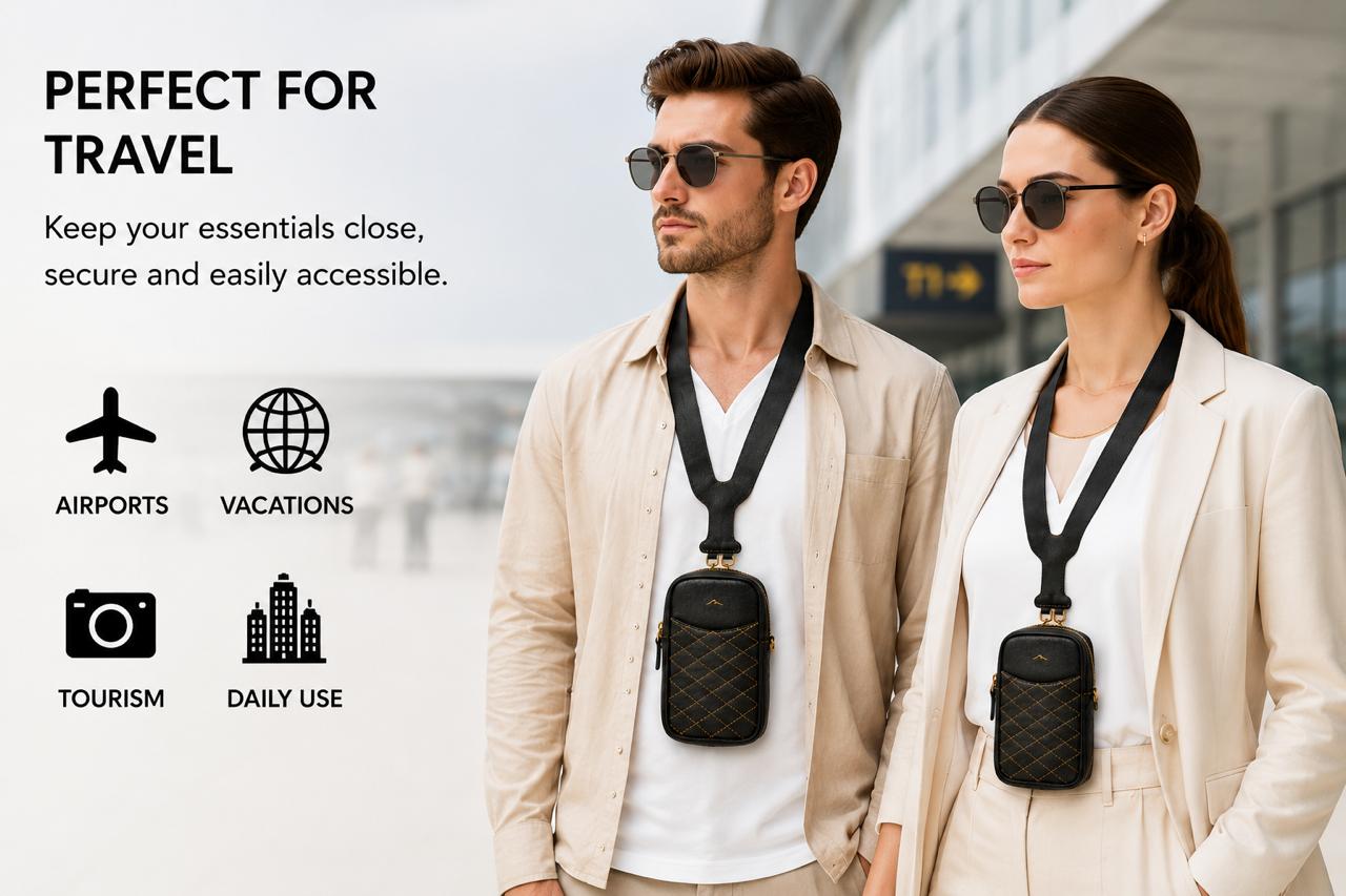 Passport Holder - Premium Camel Leather