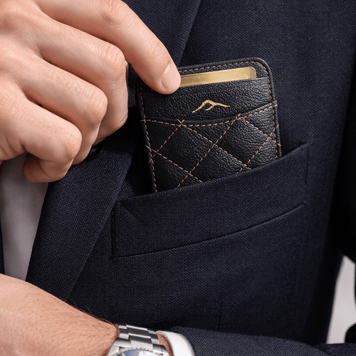 Camel Leather Card Holder - Cam-Ora