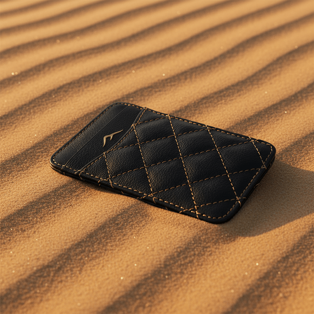 Camel Leather Card Holder - Cam-Ora